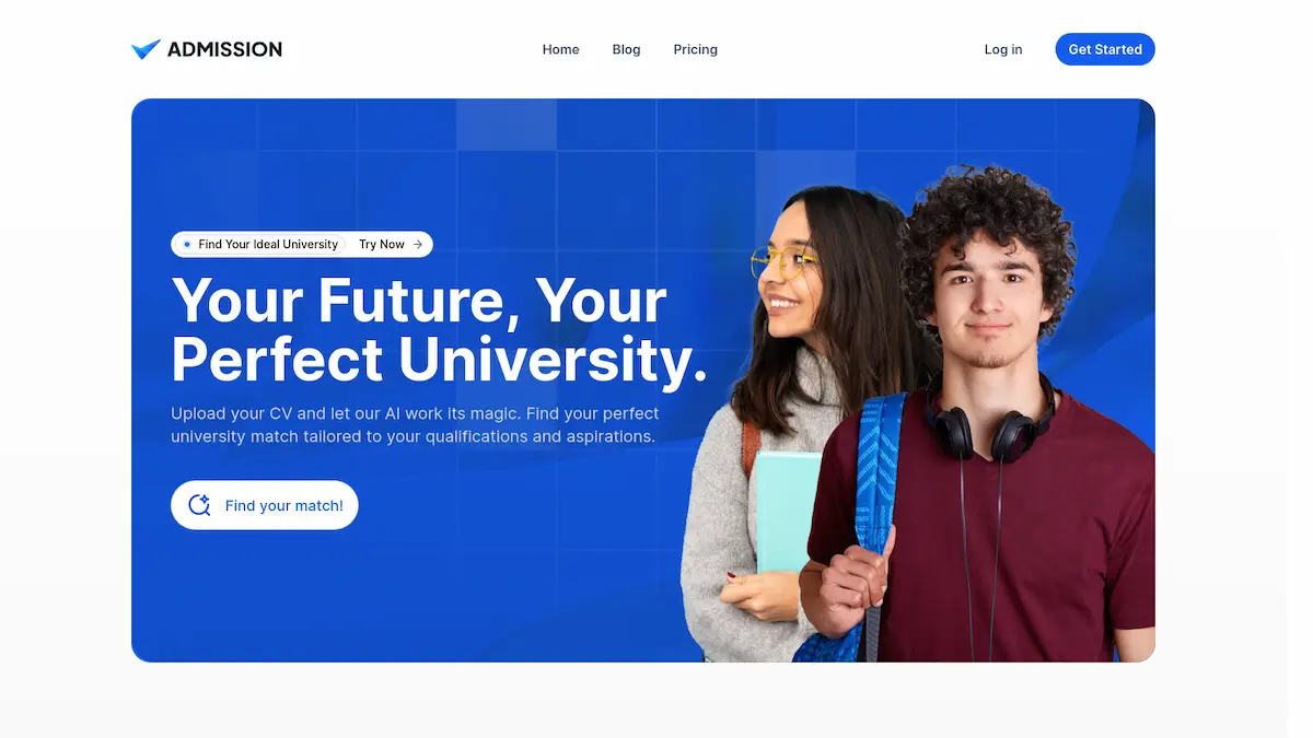 AdmissionAI — screenshot