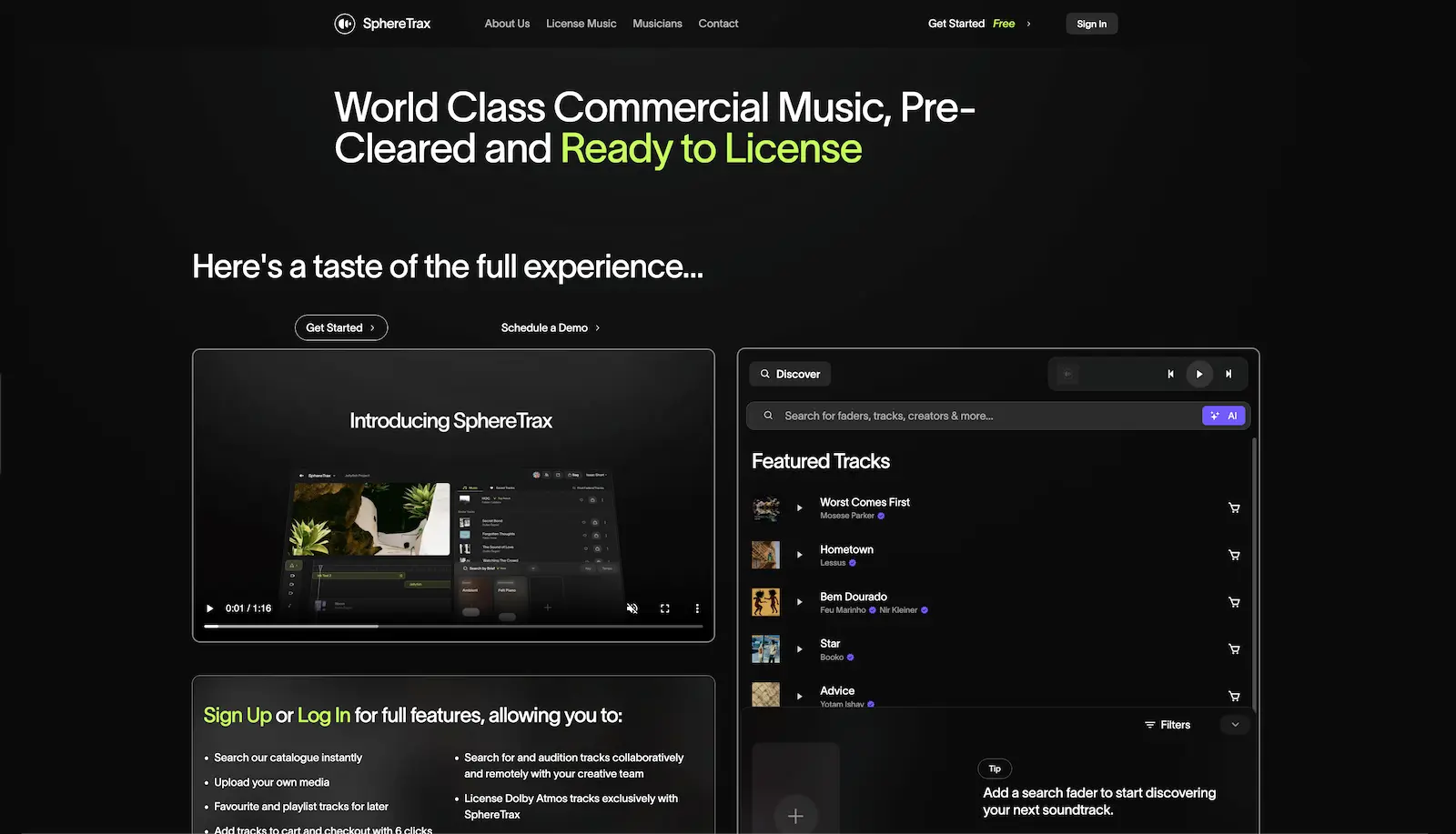SphereTrax — screenshot